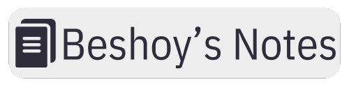 Beshoy's Notes